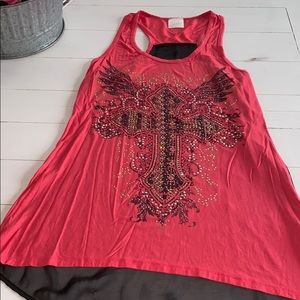 High low tank top